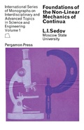 Cover: Foundations of the Non-Linear Mechanics of Continua - Elsevier