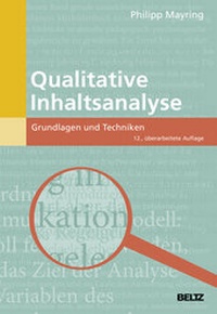 Enlarge image Cover: Qualitative Inhaltsanalyse - Beltz Verlagsgruppe GmbH & Co. KG