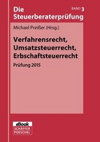 Abbildung von: Verfahrensrecht, Umsatzsteuerrecht, Erbschaftsteuerrecht - Schäffer-Poeschel
