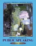 Cover: Principles and Types of Public Speaking - Routledge