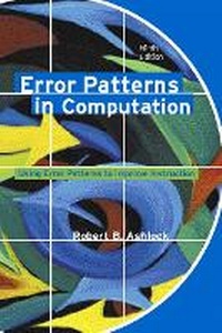Abbildung von: Error Patterns in Computation - Pearson
