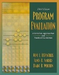 Enlarge image Cover: Program Evaluation - Pearson