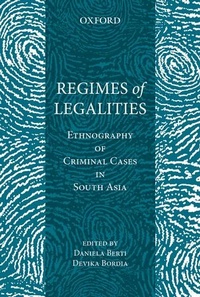 Enlarge image Cover: Regimes of Legality - OUP India
