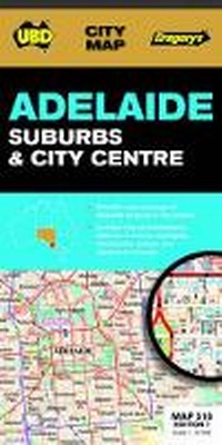Abbildung von: Adelaide Suburbs & City Centre Map 518 7th ed - UBD Gregory's