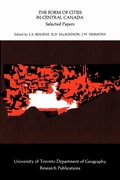 Cover: The Form of Cities in Central Canada - University of Toronto Press