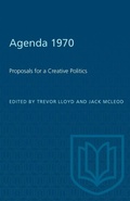 Cover: Agenda 1970 - University of Toronto Press