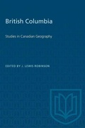 Cover: British Columbia - University of Toronto Press