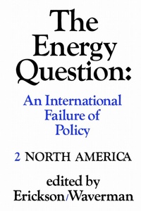 Enlarge image Cover: The Energy Question Volume Two - University of Toronto Press