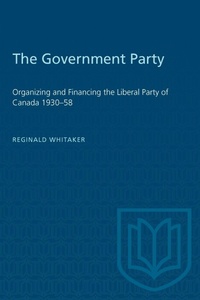 Enlarge image Cover: The Government Party - University of Toronto Press