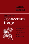 Cover: Essays on Chaucerian Irony - University of Toronto Press