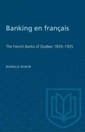 Cover: Banking en Francais - University of Toronto Press