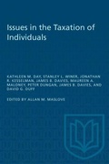 Bild: Issues in the Taxation of Individuals - University of Toronto Press