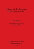 Cover: Coinage of the Bosporus - BAR Publishing
