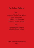 Cover: Aspects of De Rebus Bellicis - BAR Publishing