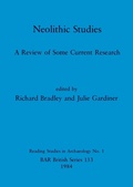 Cover: Neolithic Studies - BAR Publishing