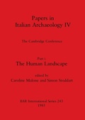 Cover: Papers in Italian Archaeology IV - BAR Publishing