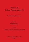 Cover: Papers in Italian Archaeology IV - BAR Publishing