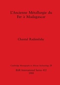Cover: L' Ancienne Metallurgie du Fer a Madagascar - BAR Publishing