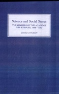 Cover: Science and Social Status - Boydell Press