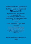 Cover: Settlement and economy in the third and second millenia BC: papers delivered at a conference organised by the Department of Adult Education, Universit - BAR Publishing