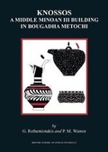 Cover: Knossos: A Middle Minoan Building in Bougadha Metochi - British School at Athens