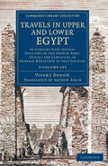 Cover: Travels in Upper and Lower Egypt - Cambridge University Press
