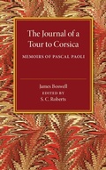 Cover: The Journal of a Tour to Corsica - Cambridge University Press