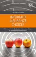 Cover: Informed Insurance Choice? - Edward Elgar Publishing