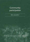 Cover: Community Participation - Joseph Rowntree Foundation