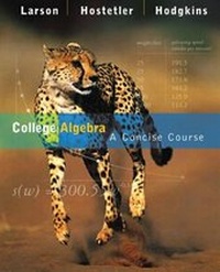 Enlarge image Cover: College Algebra - Houghton Mifflin