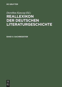 Enlarge image Cover: Sachregister - De Gruyter