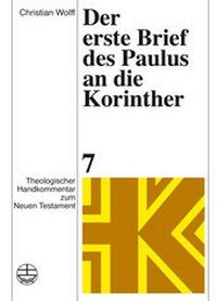 Abbildung von: Der erste Brief des Paulus an die Korinther - Evangelische Verlagsanstalt