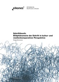 Cover: Schriftikonik - Brill Deutschland