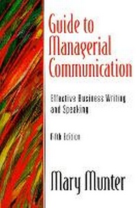 Enlarge image Cover: Guide to Managerial Communication - Pearson