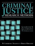 Cover: Criminal Justice Research Methods - Pearson