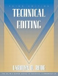 Enlarge image Cover: Technical Editing - Pearson