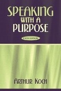 Cover: Speaking with a Purpose - Routledge