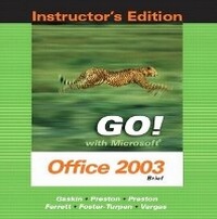 Enlarge image Cover: Go Office 2003 Brief Instr. Ed. Package - Prentice Hall