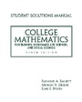 Cover: Student's Solutions Manual - Pearson