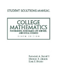 Enlarge image Cover: Student's Solutions Manual - Pearson