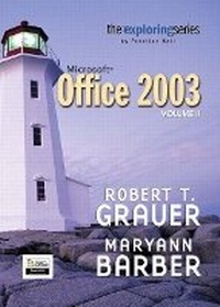 Enlarge image Cover: Exploring Microsoft Office 2003 Volume 2 - Pearson