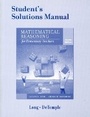 Cover: Student's Solution Manual - Pearson