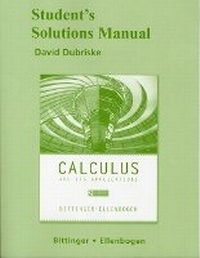 Enlarge image Cover: Student Solutions Manual for Calculus and Its Applications - Pearson