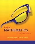 Cover: Basic Mathematics through Applications - Pearson