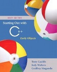 Enlarge image Cover: Starting Out with C++ - Pearson