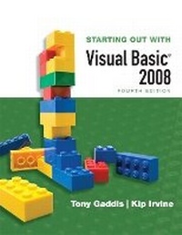 Abbildung von: Starting Out with Visual Basic 2008 - Pearson