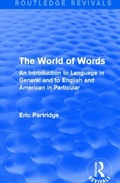 Cover: The World of Words - Routledge