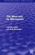 Cover: The Mind and its Mechanism - Routledge