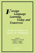 Cover: Foreign Language Learning, Today and Tomorrow - Elsevier