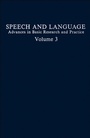Cover: Speech and Language - Academic Press